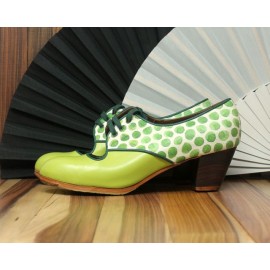 Carmela 42 A Piel Pistacho Cubano 5 Visto Atrás Fantasía Green Dots