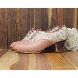 Chapín Mujer 38 A Leather Bailarina Carrete 5 Visto Atrás Fantasía Mariposas