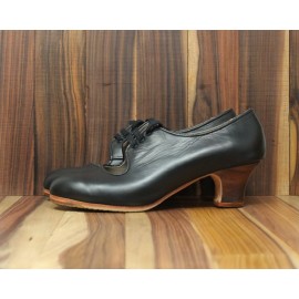Carmen 40 A+PR Leather Negro Carrete 5 Visto (Filis Beige)