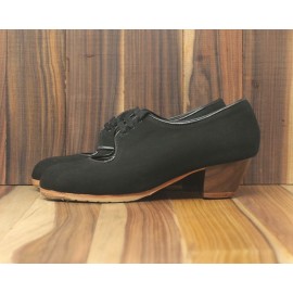 Carmen 34,5 AA Nubuck Negro Cubano 3,5 Visto (Filis Beige)