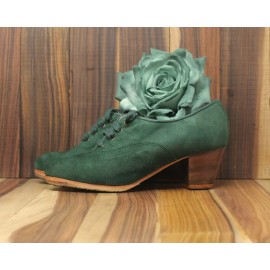 Chapín Mujer 35,5 A Suede Verde Cubano 5 Visto