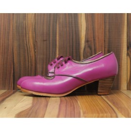 Carmela 40,5 A Piel Magenta Cubano 5 Visto