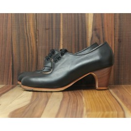 Carmen 35 A+PR Piel Negro Clásico 5 Visto (Filis Beige)