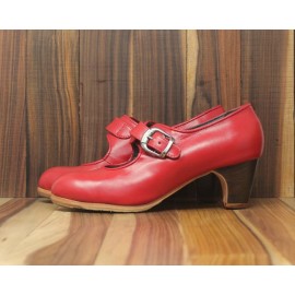 Lola 38 AA Piel Rojo Sangre Clásico 5 Visto