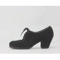 Carmen 35 A Suede Negro Cubano 5 Forrado 