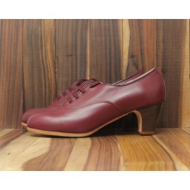 Chapín Mujer 39,5 A Leather Burdeos Clásico 5 Visto