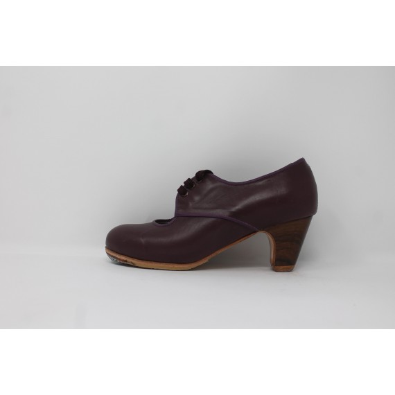 Carmela 34.5 AA Leather Berenjena Clásico 5 Visto
