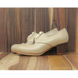 Carmela 35,5 AA Leather Beige Cubano 5 Visto