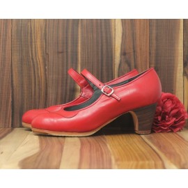 Mercedes 37 A Leather Rojo Sangre Clásico 5 Visto