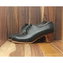 Carmen 39,5 A Leather Negro Clásico 5 Visto (Filis Beige)