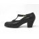Sandalia 33 AA Leather Negro Cubano 5 Forrado