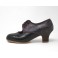 Carmela 34,5 AA Leather Negro Carrete 5 Visto Atrás Serpiente 25