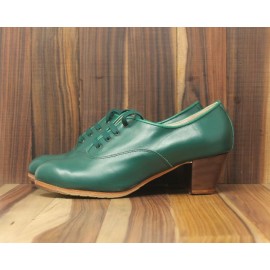 Chapín Mujer 35 A Leather Verde Pino Cubano 5 Visto