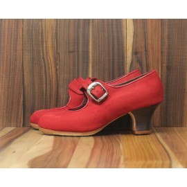 Lola 35,5 A Nubuck Rojo Carrete 5 Visto