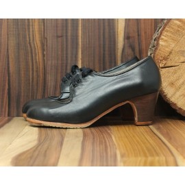 Carmen 38 A+PR Leather Negro Clásico 5 Visto (Filis Beige)