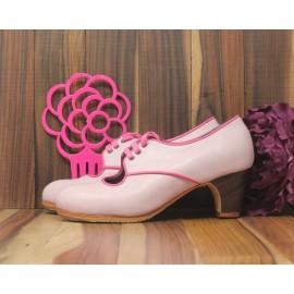 Carmela 36,5 AA Piel Rosa Pálido Clásico 5 Visto R. Chicle