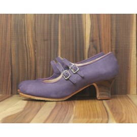 Manuela 38 A+PR Nubuck Morado Carrete 5 Visto