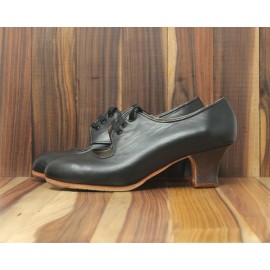 Carmen 35,5 AA Piel Negro Carrete 5 Visto (Filis Beige)