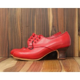 Carmela 40 A Leather Rojo Sangre Carrete 5 Visto R. Rojo Charol