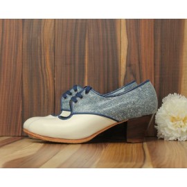 Carmela 37,5 A Leather Chantilly Cubano 5 Visto Atrás Fantasía R. Zafiro