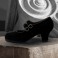 Manuela 34,5 AA Suede Negro Carrete 5 Forrado