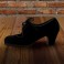 Carmen 34.5 AA Suede Negro Clasico 5 Forrado 