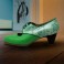 Carmela 39,5 AA Leather Verde Manzana Clásico 5 Visto Atrás Serpiente Manzana