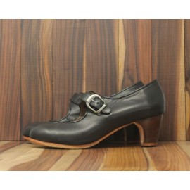 Lola 40 A+PR Leather Negro Clásico 5 Visto (Filis Beige)