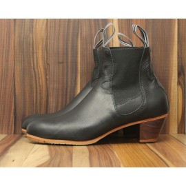 Boto 39 AA Piel Negro Cubano 5 Visto (Filis Beige)