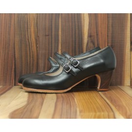Manuela 36,5 AA+PR Piel Negro Clásico 5 Visto (Filis Beige)