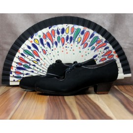 Carmen 35 AA Nobuck Negro Cubano 3,5 Visto