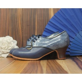 Carmela 38,5 A Leather Océano Carrete 5 Visto Atrás Fantasía Coco Charol