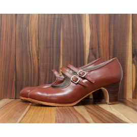 Manuela 38 A+PR Leather Marrón Clásico 5 Visto