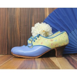 Carmela 40,5 A+PR Leather Azul Violeta Carrete 5 Visto Atrás Fantasía Lima