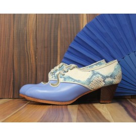 Carmela 39 A Piel Azul Violeta Cubano 5 Visto Atrás Serpiente Blanquiazul