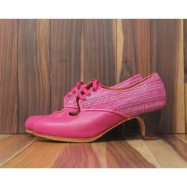 Carmela 38,5 A Leather Fucsia Clásico 5 Visto Atrás Urdimbre Fucsia