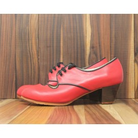 Carmela 40 A+PR Leather Coral Cubano 5 Visto R. Negro