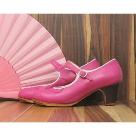 Mercedes 36 A+PR Leather Fucsia Clásico 5 Visto R. Rosa Pálido