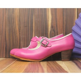 Lola 40 A+PR Leather Fucsia Cubano 5 Visto R. Rosa Pálido