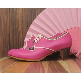 Carmela 40,5 A+PR Leather Fucsia Clásico 5 Visto R. Rosa Pastel