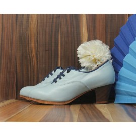 Chapín Mujer 37 AA Leather Cielo Cubano 5 Visto R. Zafiro