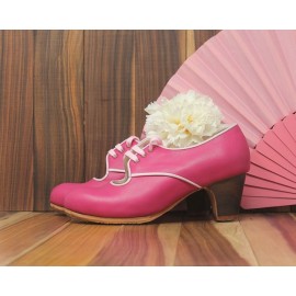 Carmela 35,5 AA Leather Fucsia Clásico 5 Visto R. Rosa Pastel