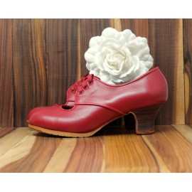 Carmela 39,5 A Leather Rojo Carrete 5 Visto
