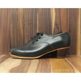Chapín Hombre 42,5 AA Piel Negro Cubano 5 Visto (Filis Beige)