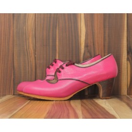 Carmela 40,5 A+PR Leather Fucsia Clásico 5 Visto Atrás Coco Fucsia R. Vino