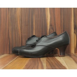 Carmela 35,5 A Leather Negro Carrete 5 Visto