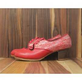 Carmela 37,5 A+PR Piel Rojo Sangre Cubano 5 Visto Atrás Fantasía Ruby