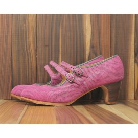 Manuela 40 A Charlot Fucsia Clásico 5 Visto R. Gris