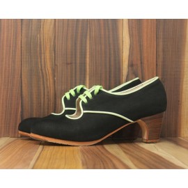 Carmela 39,5 A+PR Nobuck Negro Clásico 5 Visto R. Lima