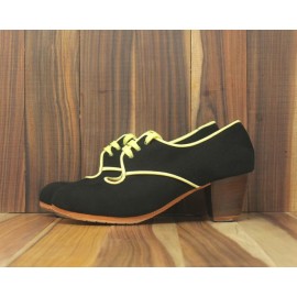 Carmela 35,5 A+PR Suede Negro Cubano 5 Visto R. Limón